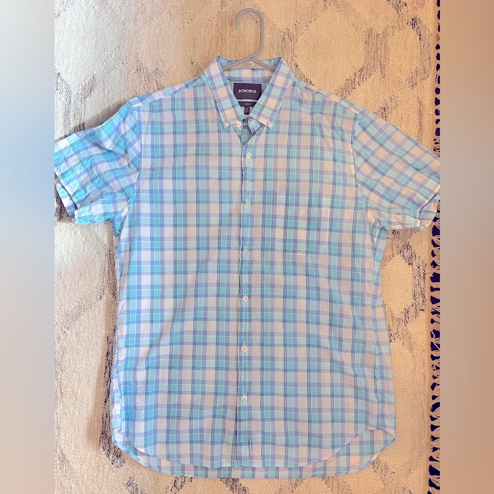 Men’s Bonobos Short-sleeve Button Down Shirt